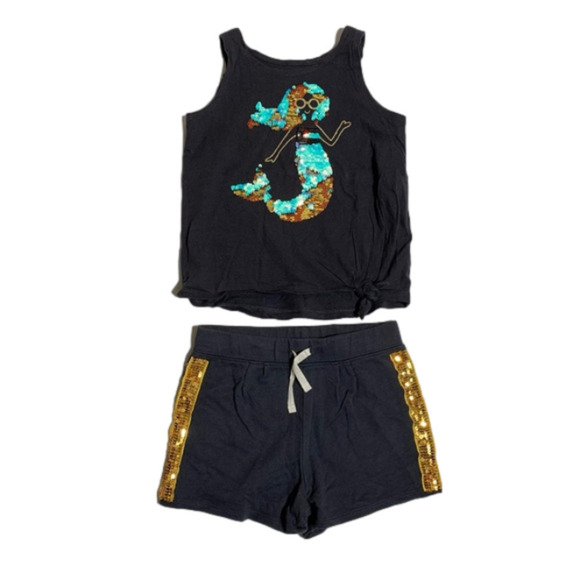 CARTER’S girls 6-7Y matching shorts and tank top - Picture 1 of 2